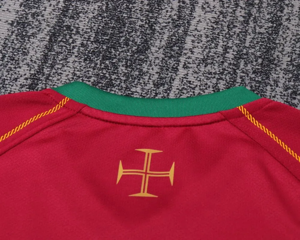 Portugal 2006 Retro Portugal Home Football Shirt Kids Size 2006 — 3