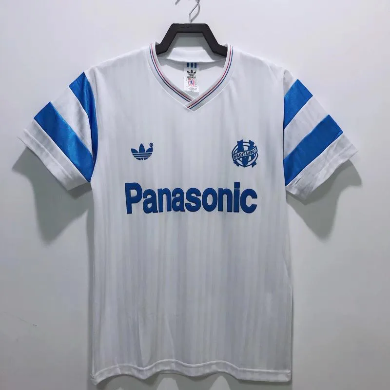 Marseille 1990 Retro Olympique de Marseille Local Camiseta de fútbol 1990