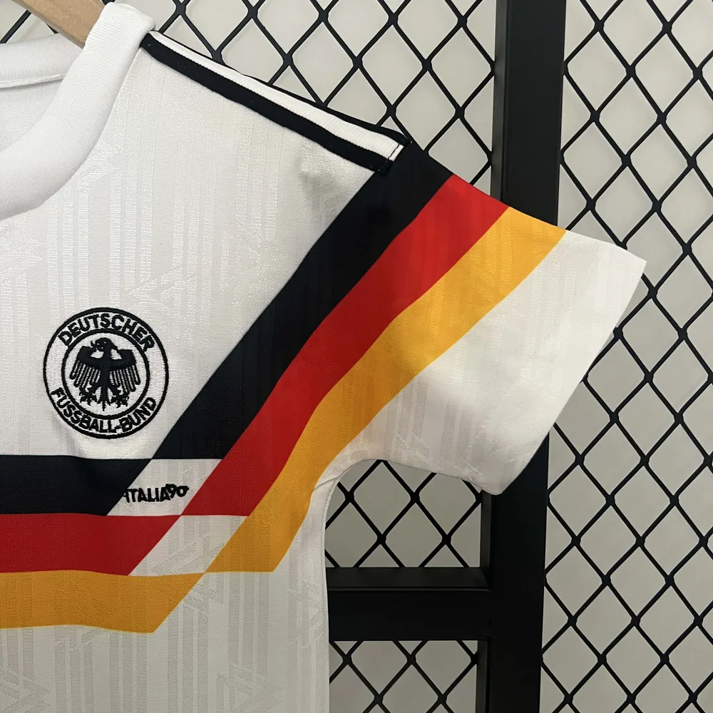 Germany 1990 Retro Germany Local Camiseta de fútbol Talla infantil 1990 — 9
