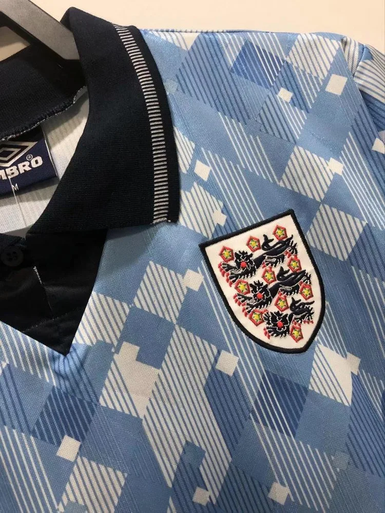 England 1990 Retro England Third Away Soccer Jersey 1990 — 4