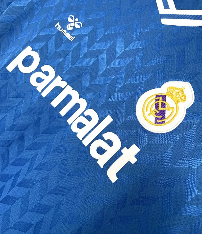 Real Madrid 1986/1987 Retro Real Madrid Away Soccer Jersey 1986/1987 — 5