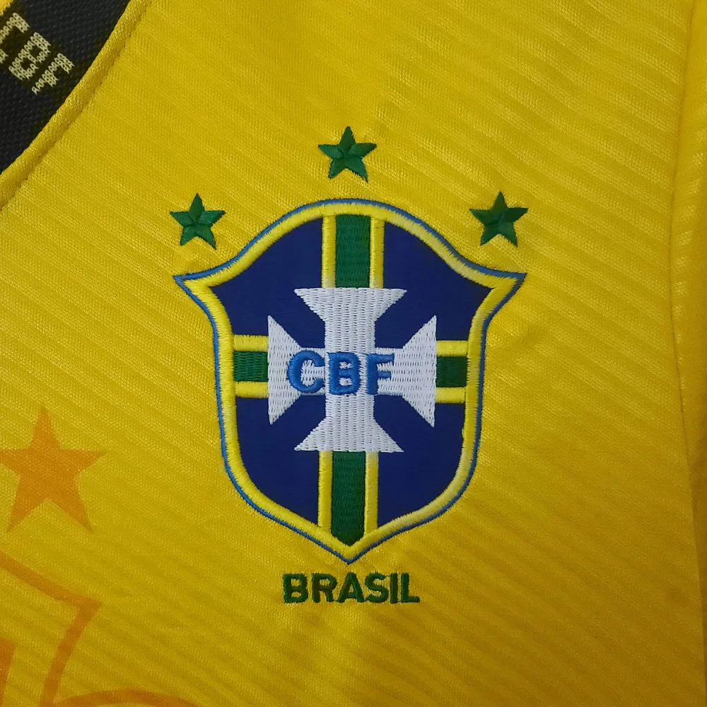 Brazil 1994 Retro Brazil Local Camiseta de fútbol 1994 — 5