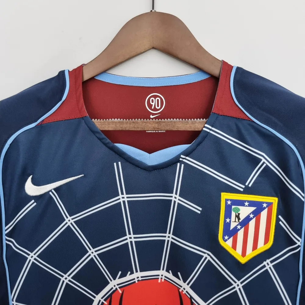 Atlético Madrid 2004/2005 Retro Atletico Madrid Away Soccer Jersey 2004/2005 — 3