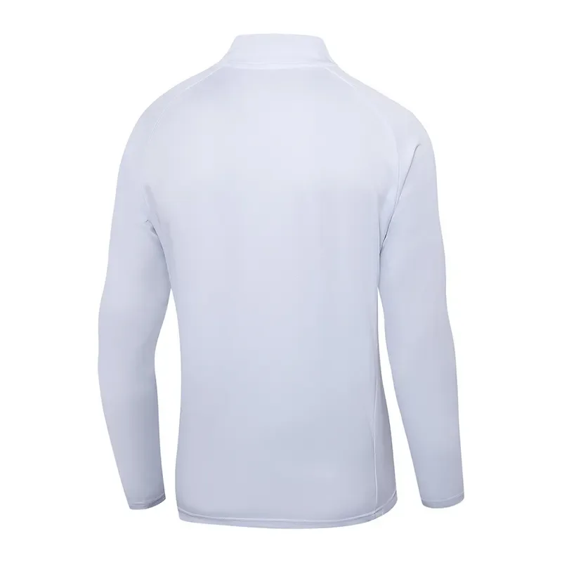 Real Madrid 2025-2026 Real Madrid Retro White Half-Pull Training Suit Football Shirt Set 2025/2026 — 4