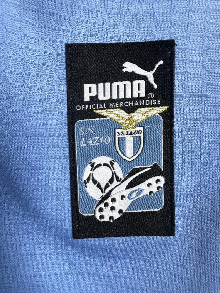 Lazio 1998/1999 Retro Long Sleeve Lazio Home Soccer Jersey 1998/1999 — 6