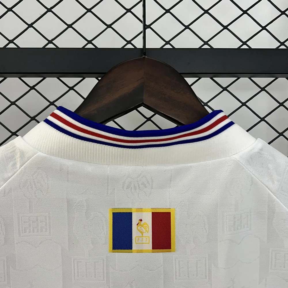 France 1996 Retro France Visitante Jersey 1996 — 4