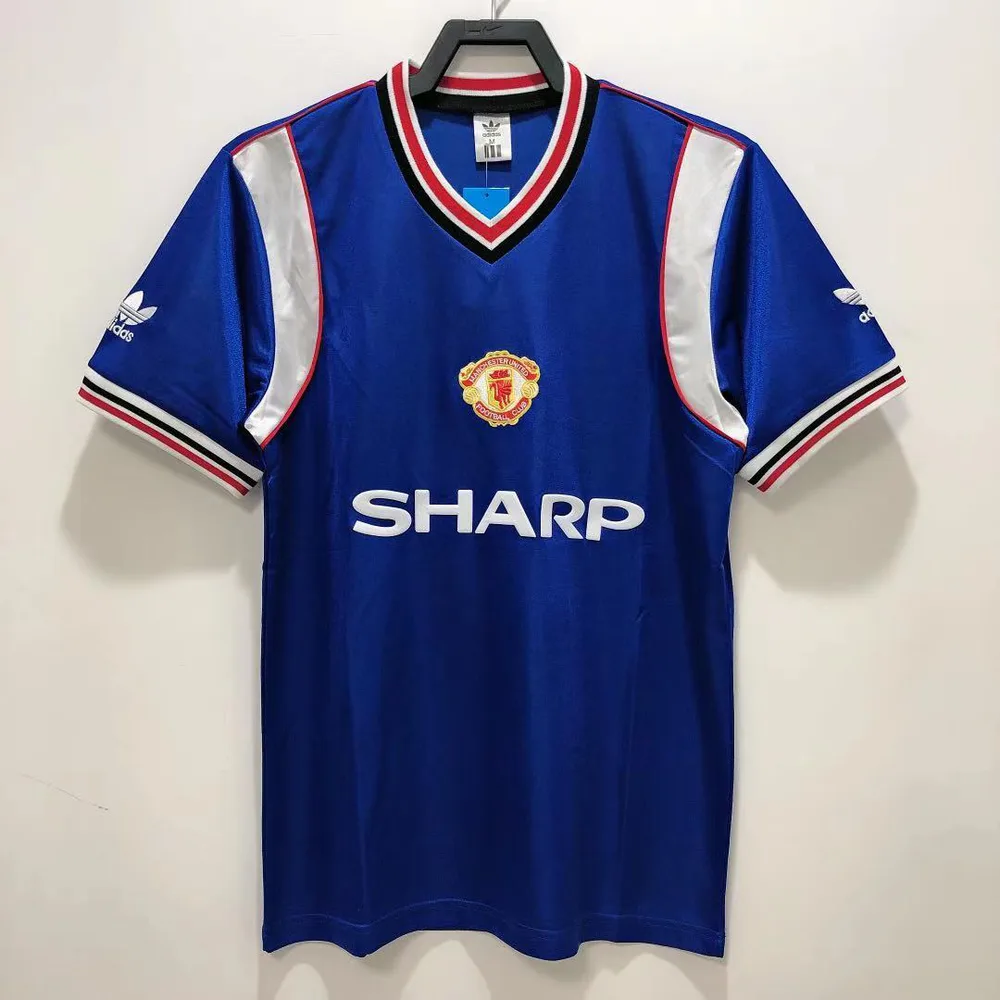 Manchester United 1985 Retro Manchester United Visitante Camiseta de fútbol 1985