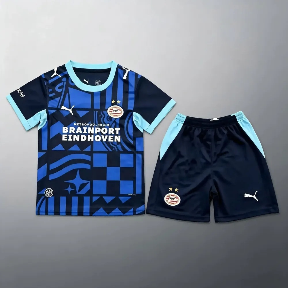 Eindhoven 2026/2027 Eindhoven Tercera Visitante Camiseta de fútbol 1:1 Quality Thai Talla infantil 2026/27