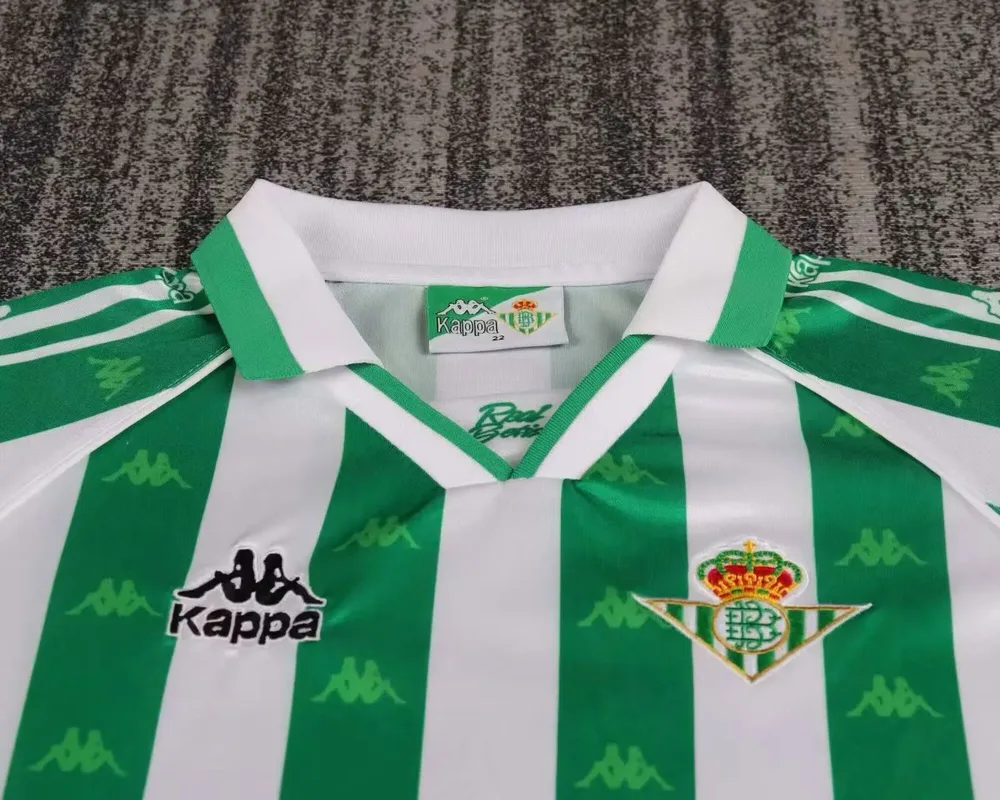 Real Betis 1995-1997 Retro Real Betis Home Football Shirt Quality Kids Size 1995/1997 — 4