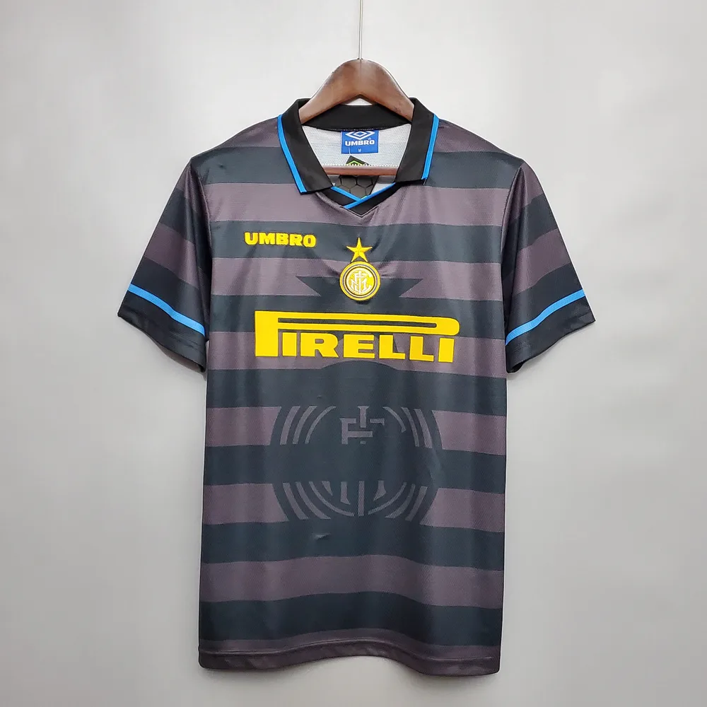 Inter Milan 1997/1998 Retro Inter Milan Tercera Visitante Camiseta de fútbol 1997/1998