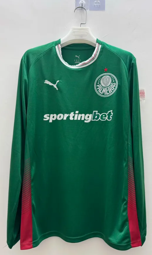 Palmeiras 2026/2027 Long Sleeve Palmeiras Home Football Jersey 2026/27
