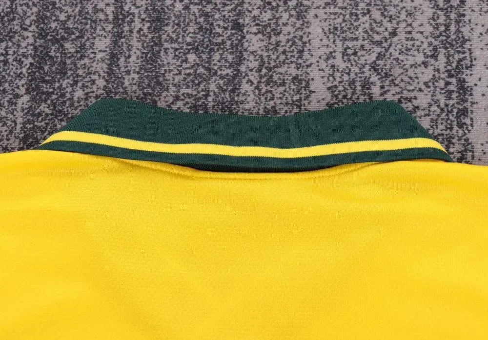Brazil 1994 Retro Brazil Home Football Shirt Kids Size 1994 — 4