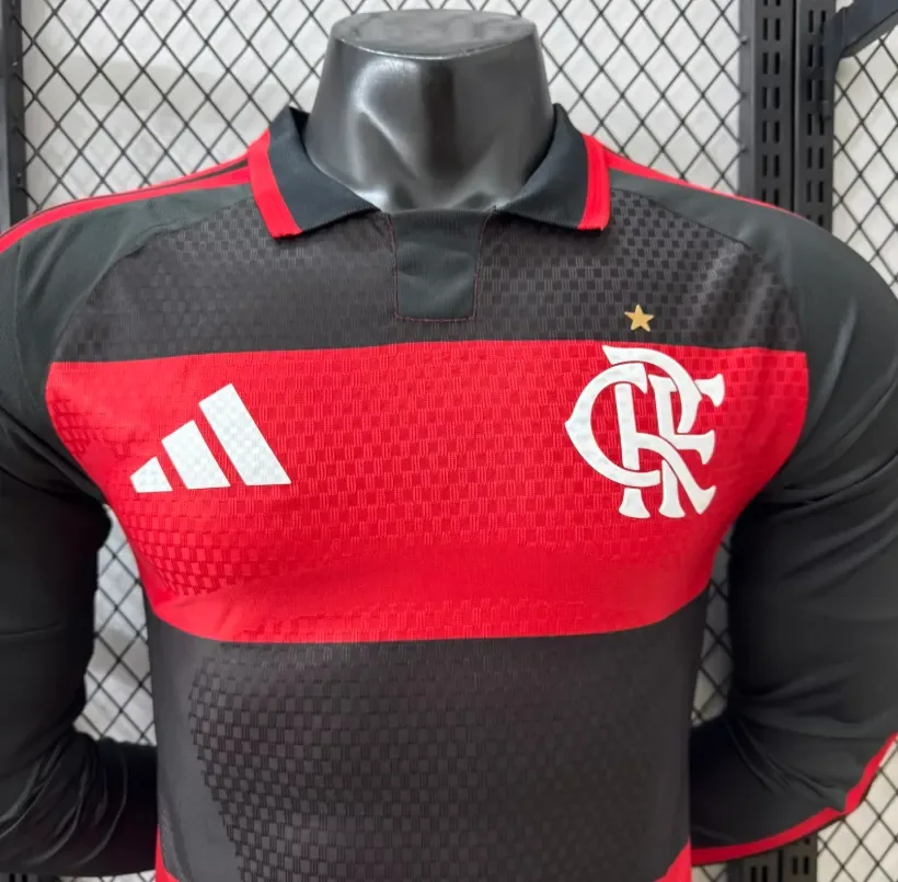 Flamengo 2026/2027 Long Sleeve Player Version Flamengo Home Jersey 2026/27 — 4