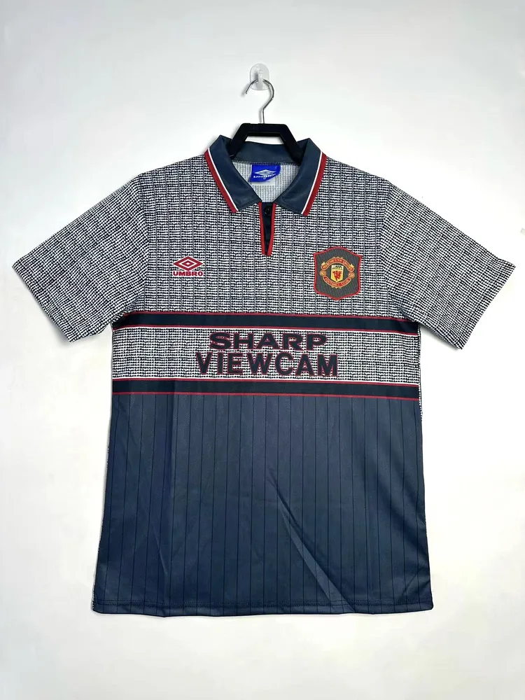 Manchester United 1995/1996 Retro Manchester United Visitante Camiseta de fútbol 1995/1996