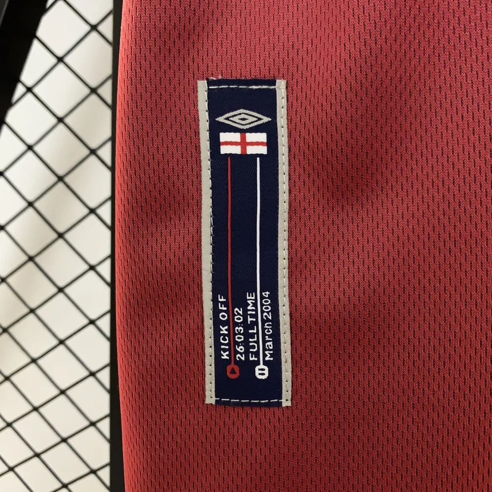England 2002 Retro England Away Jersey 2002 — 4