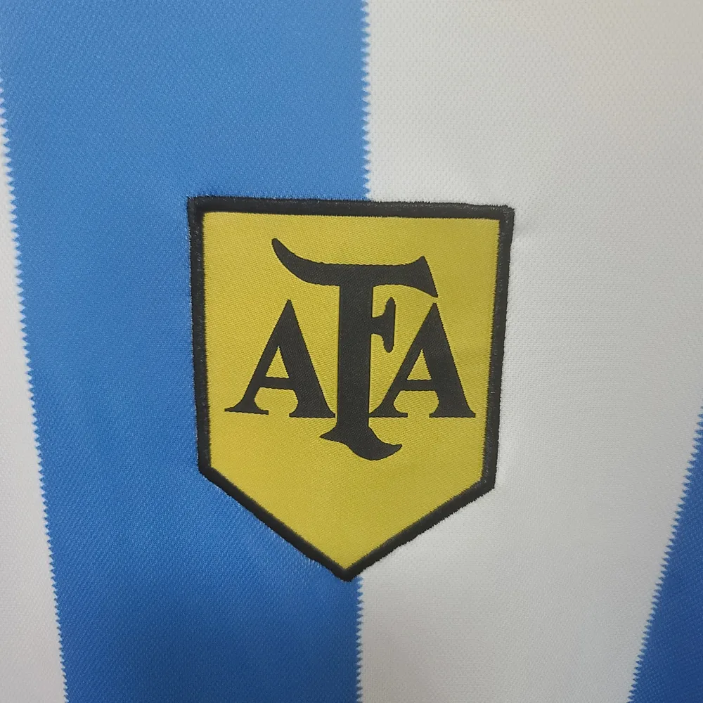 Argentina 1978 Retro Long Sleeve Argentina National Team Home Jersey 1978 — 7