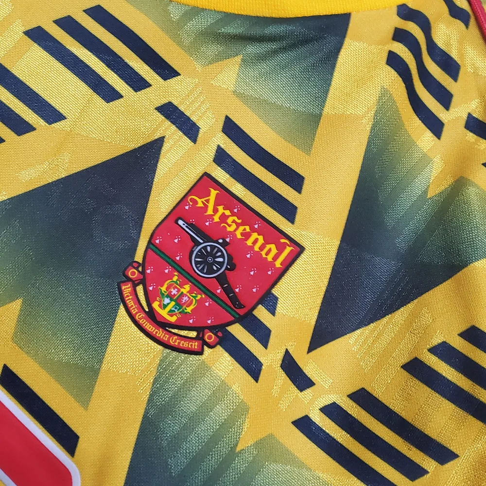 Arsenal 1991/1993 Retro Arsenal Visitante Camiseta de fútbol 1991/1993 — 5