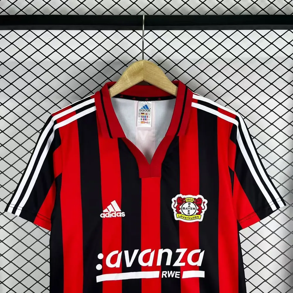 Bayer Leverkusen 2000/2001 Retro Leverkusen Home Football Jersey 2000/2001 — 3