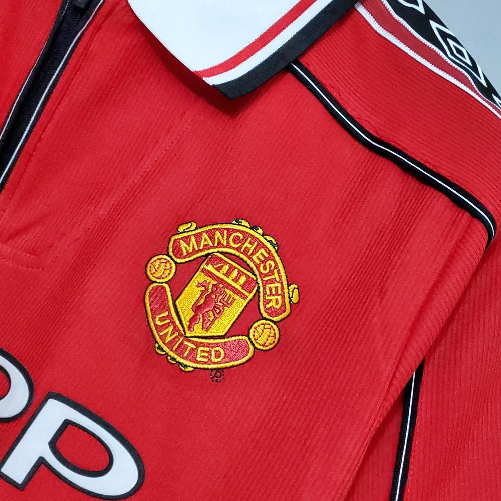 Manchester United 1998/1999 Retro Manchester United Home Football Shirt 1998/1999 — 5