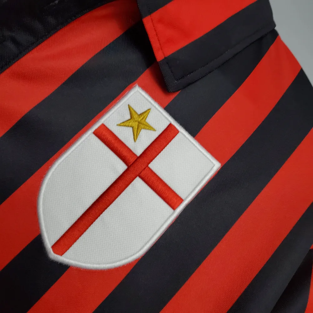 AC Milan 1999/2000 Retro AC Milan Home Football Shirt 1999/2000 — 6