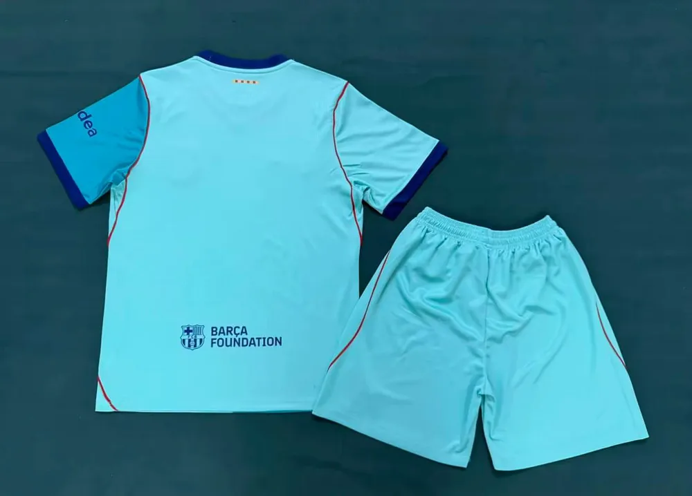 Barcelona 2026/2027 Barcelona Tercera Visitante Camiseta de fútbol Talla infantil 2026/27 — 2