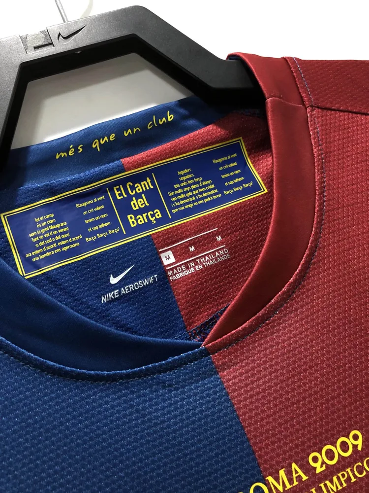 Barcelona 2008/2009 Retro Barcelona Football Shirt Home Champions League 2008/2009 — 9