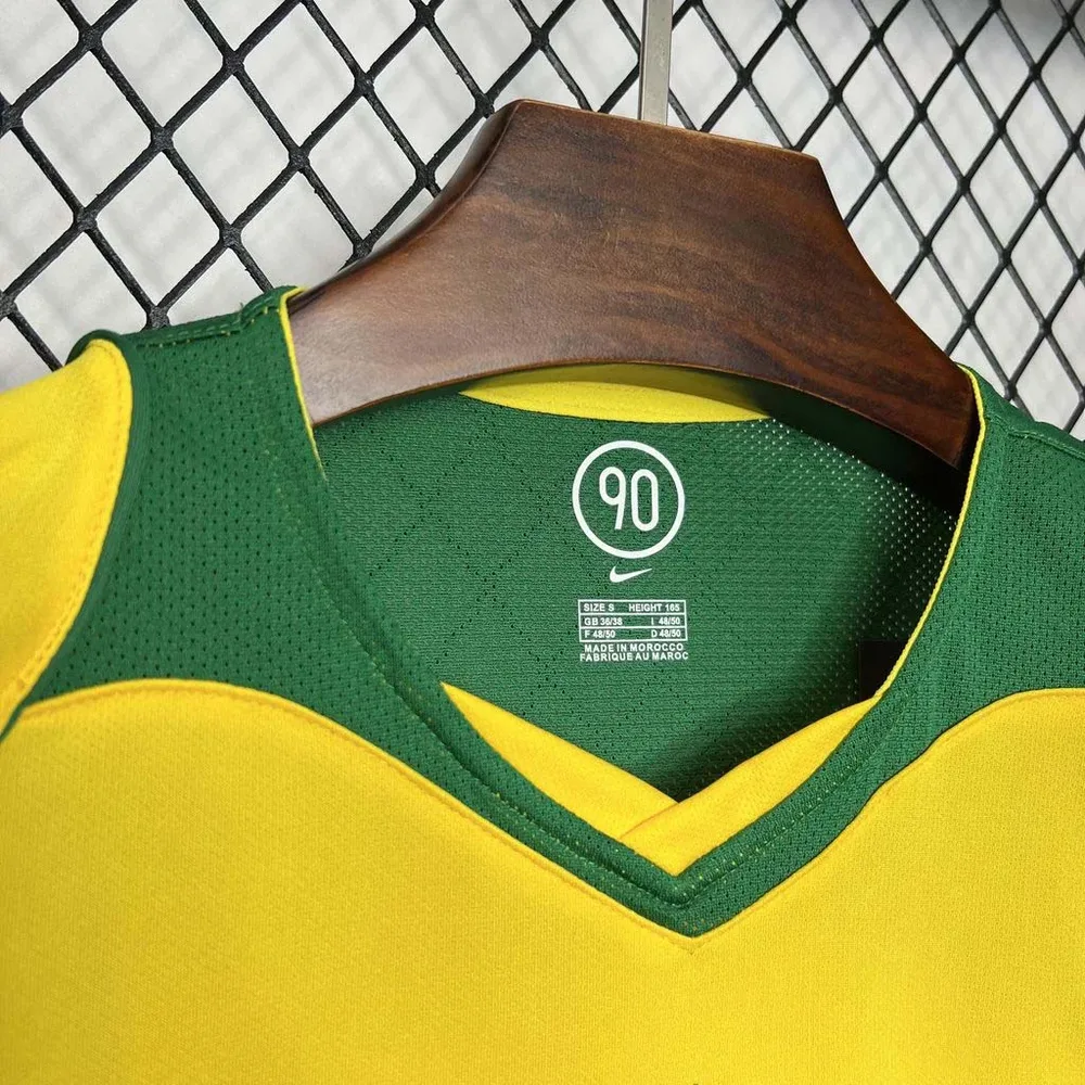 Brazil 2004 Retro Brazil Home Football Shirt 2004 — 5
