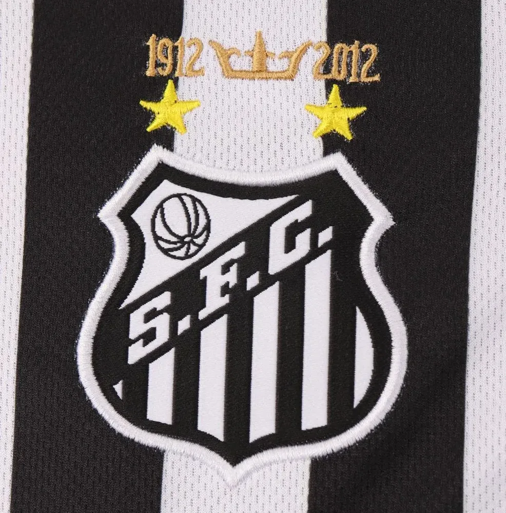 Santos 2012/2013 Retro Santos Visitante Camiseta de fútbol Talla infantil 2012/2013 — 6