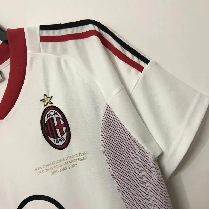 AC Milan 2002/2003 Retro AC Milan Away Football Shirt 2002/2003 — 3
