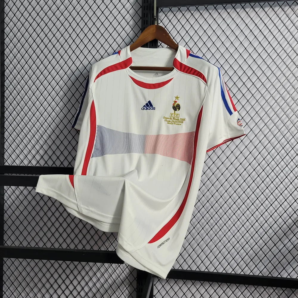 France 2006 Retro France Away Football Shirt 2006 — 3