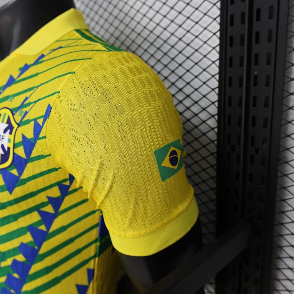 Brazil 2026 Versión jugador Brazil National Team Retro Edición especial Camiseta de fútbol 2026 — 7