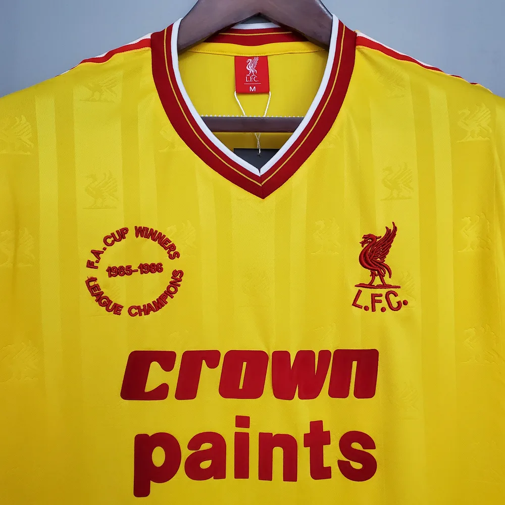 Liverpool 1985/1986 Retro Liverpool Visitante Camiseta de fútbol 1985/1986 — 3