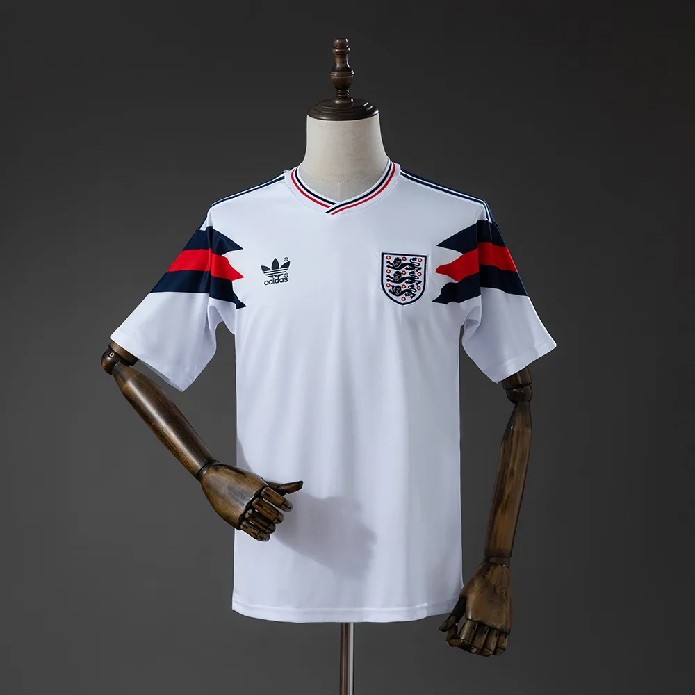 England 1990 Retro England Local Camiseta de fútbol 1990