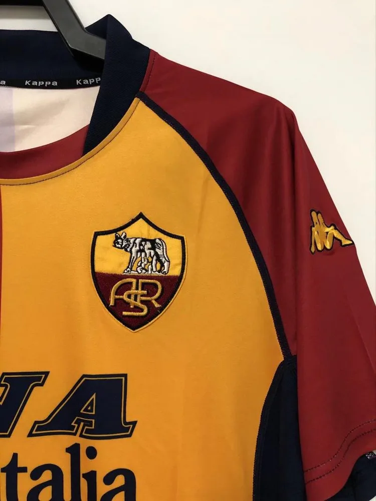 AS Roma 2000-2001 Retro Roma Home Soccer Jersey 2000/2001 — 4