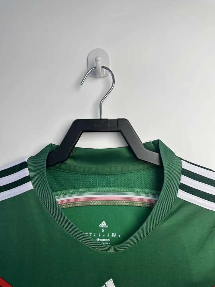 Mexico 2014 Retro Mexico Home Soccer Jersey 2014 — 3