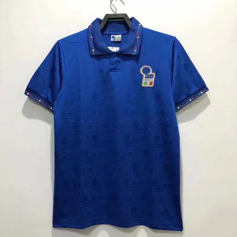 Italy 1994 Retro FIFA Italy Local Camiseta de fútbol 1994