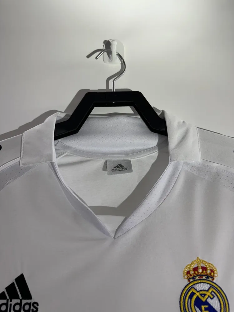 Real Madrid 2005/2006 Retro Long Sleeve Real Madrid Home Soccer Jersey 2005/2006 — 3
