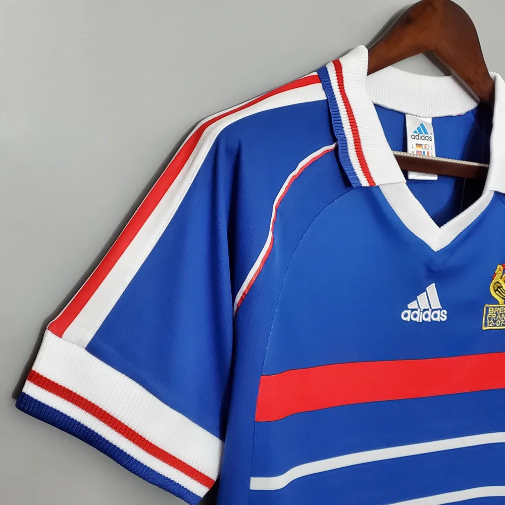 France 1998 Retro France Home Football Shirt 1998 — 5