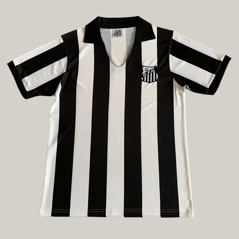 Santos 1956-1957 Retro Santos Home Soccer Jersey 1956/1957
