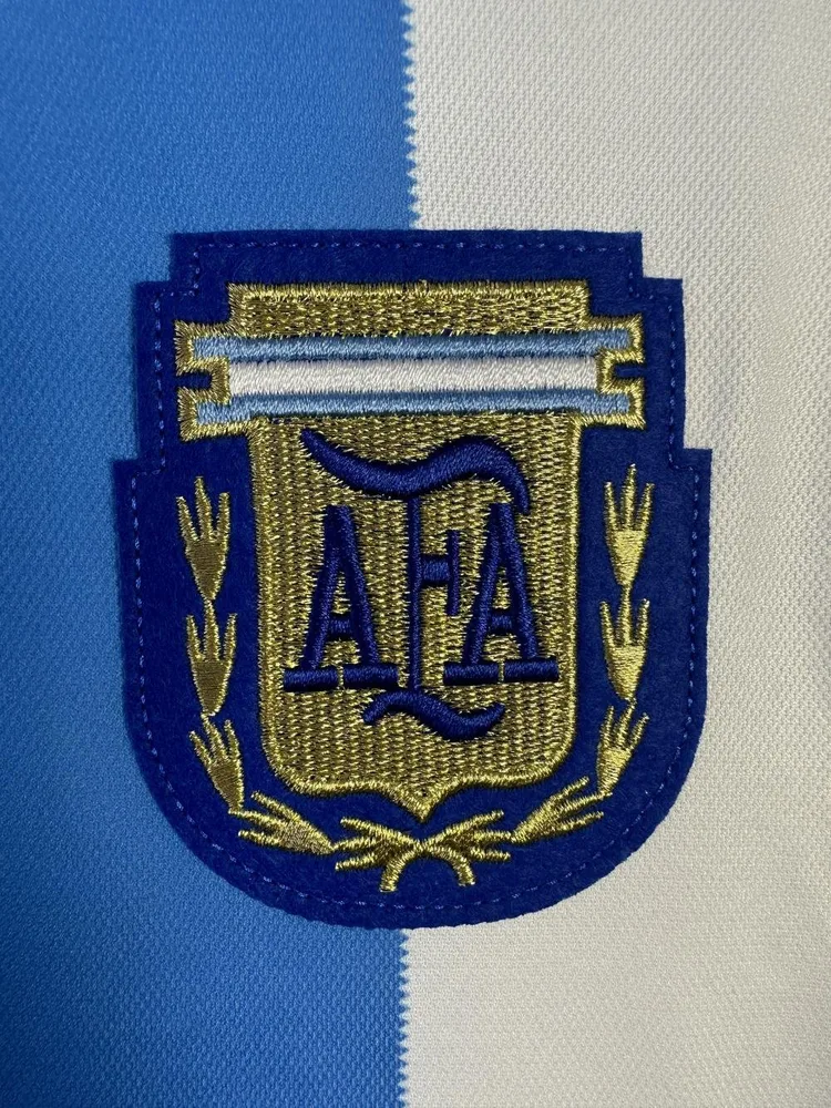 Argentina 1986 Retro Long Sleeve Argentina National Team Home Jersey 1986 — 5