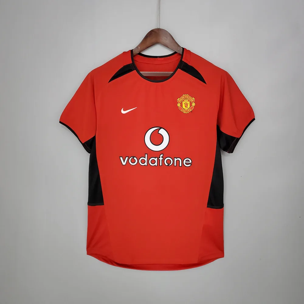 Manchester United 2002/2004 Retro Manchester United Local Camiseta de fútbol 2002/2004