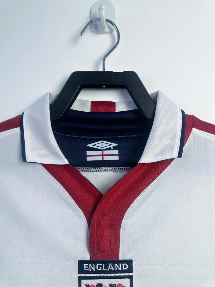 England 2004 Retro England Local Camiseta de fútbol 2004 — 3