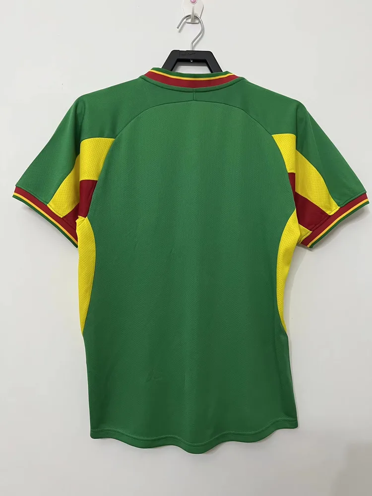 Senegal 2002 Retro Senegal National Team Shirt Green 2002 — 2