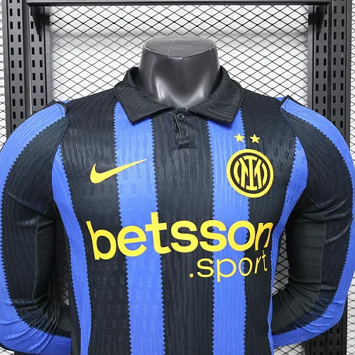 Inter Milan 2026/2027 Long Sleeves Versión jugador Inter Milan Local Football Jersey1:1 Quality Thai 2026/27 — 3