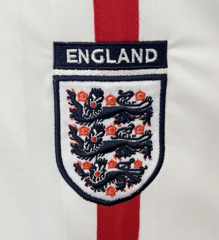 England 2002 Retro England Local Camiseta de fútbol 2002 — 5