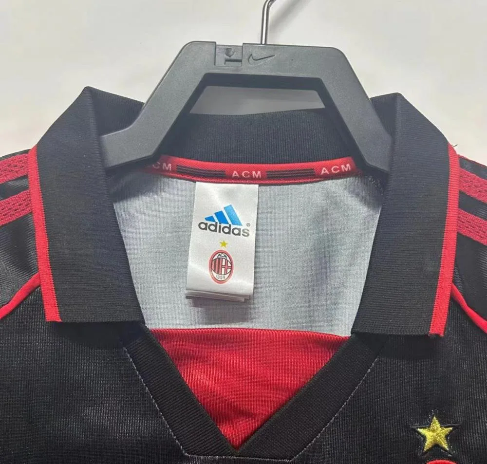 AC Milan 1998-1999 Retro AC Milan Third Away Football Shirt 1998/1999 — 3