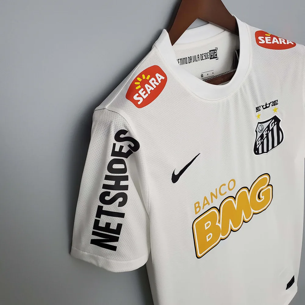 Santos 2012 Retro Santos Local Camiseta de fútbol 2012 — 6
