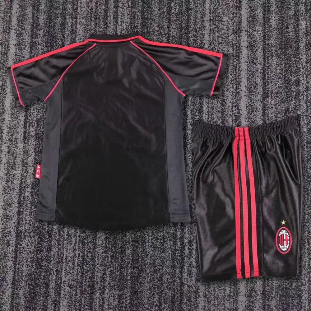 AC Milan 1998-1999 Retro AC Milan Third Away Football Shirt Kids Size 1998/1999 — 2