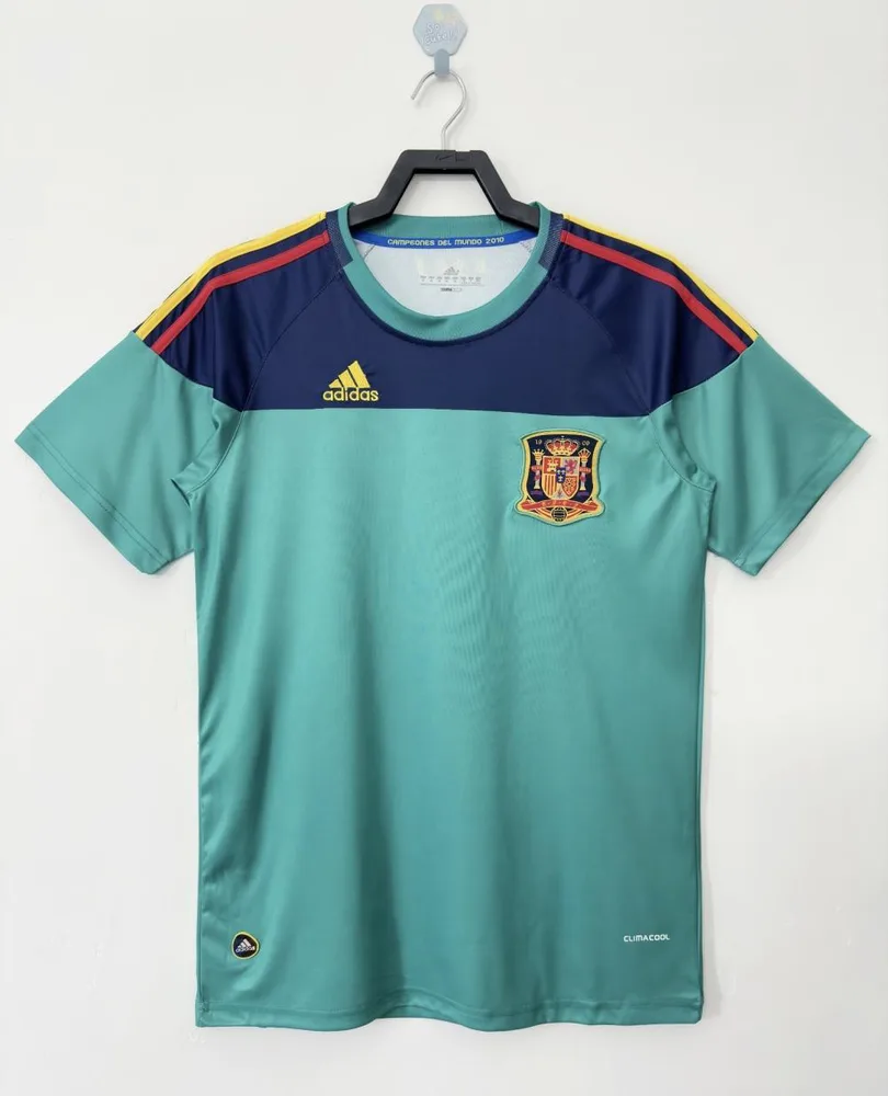 Spain 2010 Retro Spain Portero Camiseta de fútbol 2010