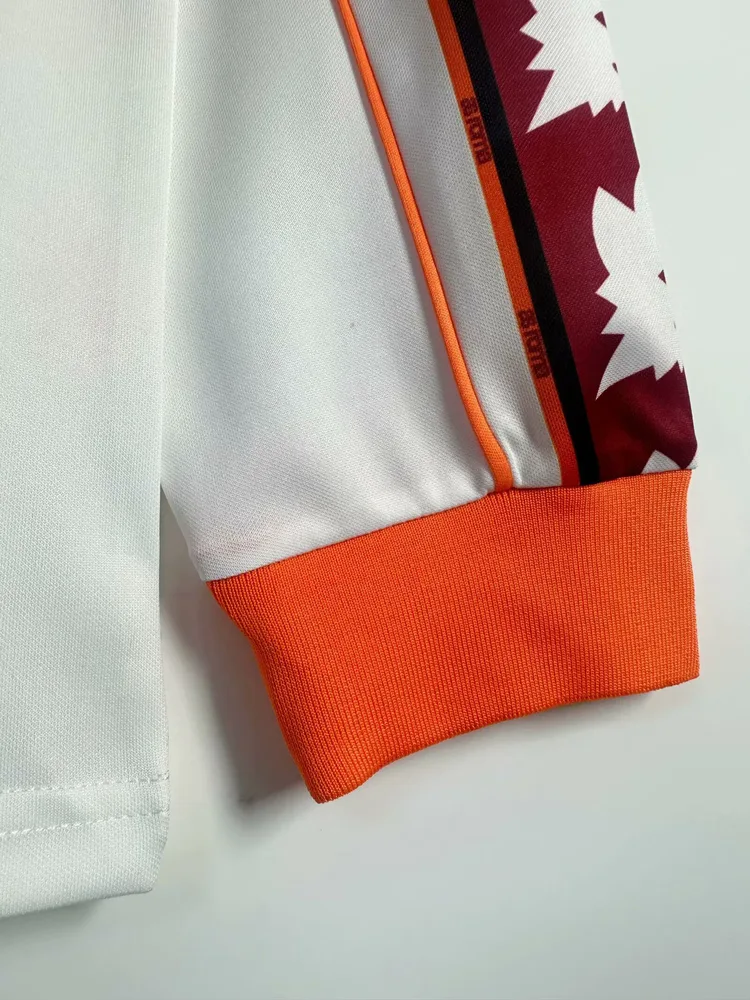 AS Roma 1998/1999 Long Sleeves Retro Roma Visitante Camiseta de fútbol 1998/1999 — 9